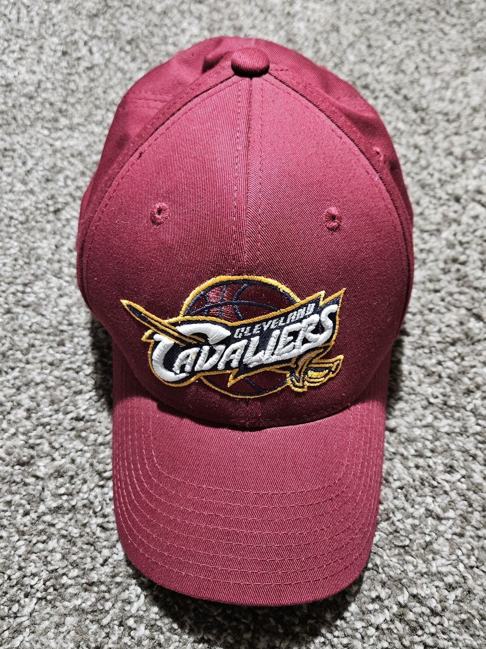 Cleveland Cavaliers Adidas Hat Adjustable OSFM Velcro Strap
